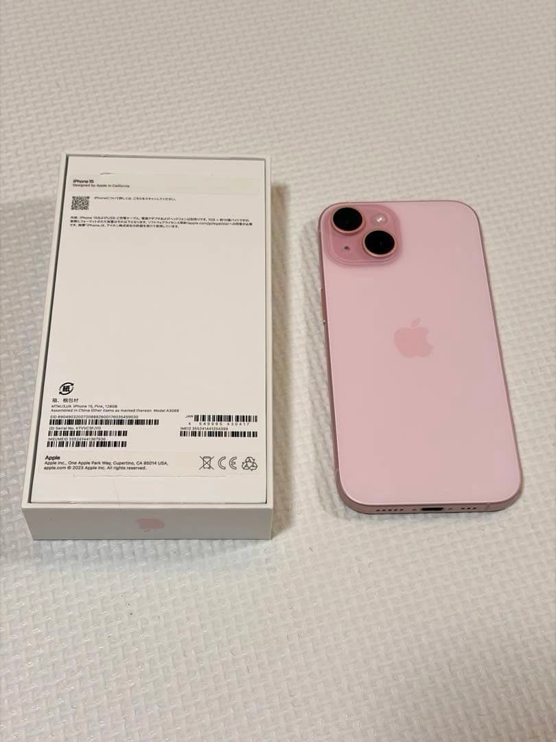 Apple iPhone 15 ピンク 128GB 本体