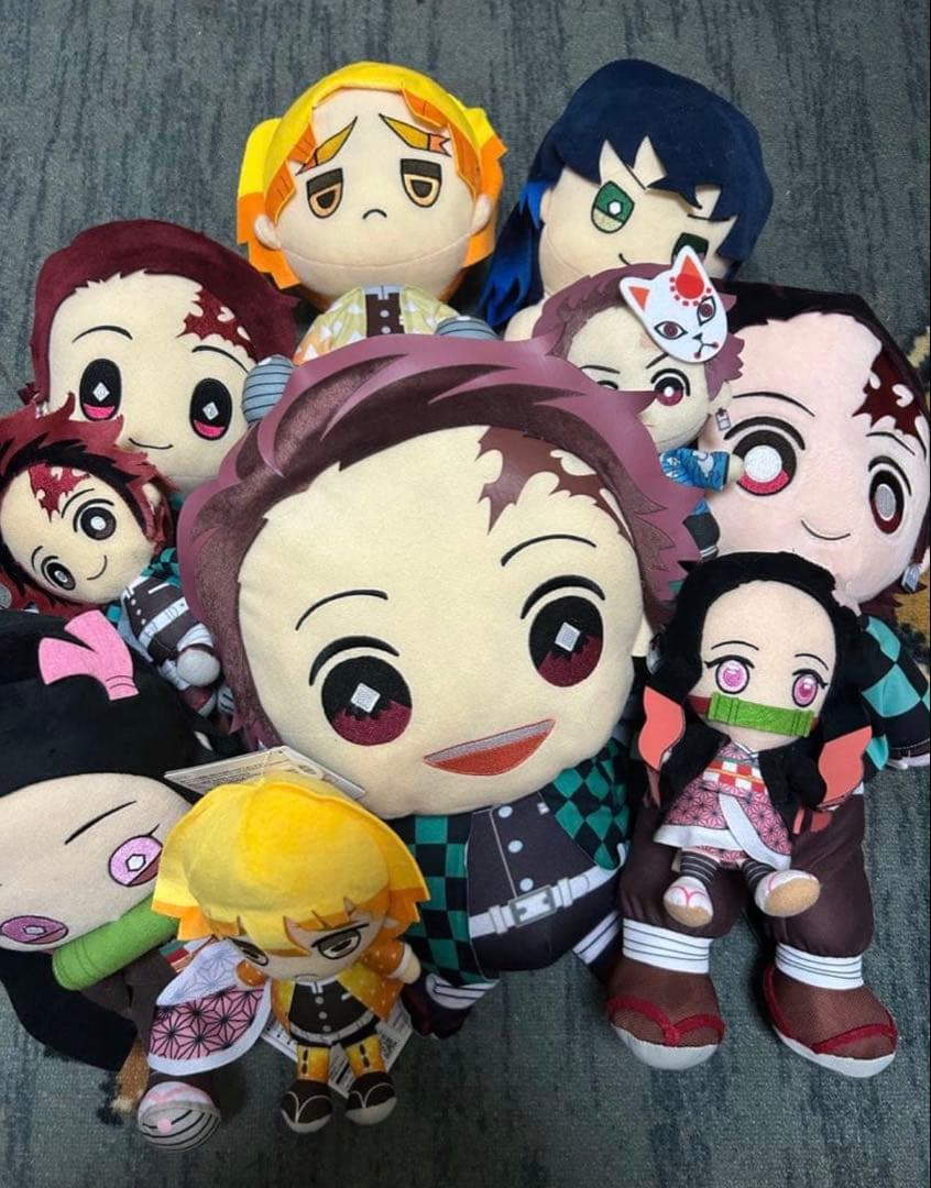 ぬいぐるみ　時計　鬼滅の刃セット（おまけ付き）