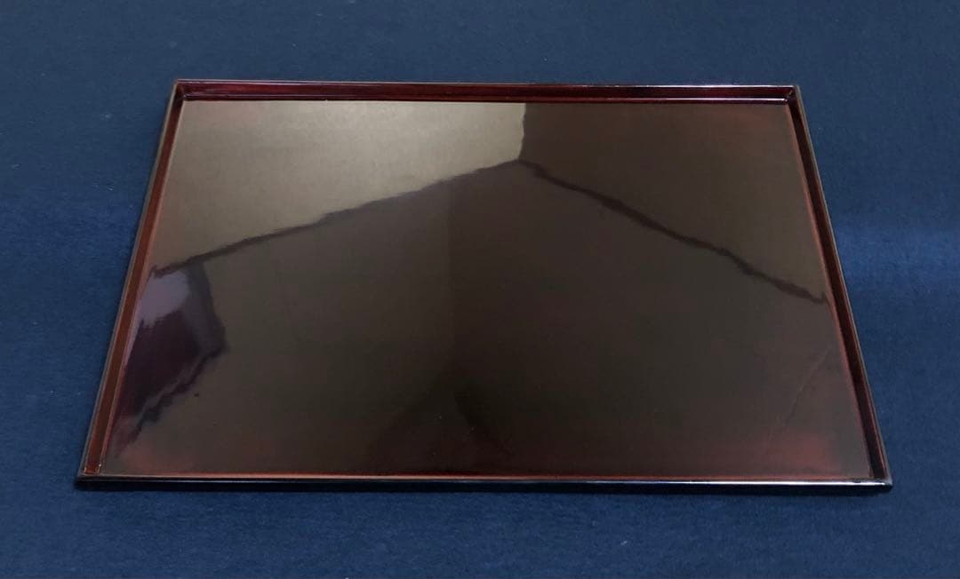 《R》輪島塗 溜塗 卓上膳5客 林漆器店 共箱　251225か3