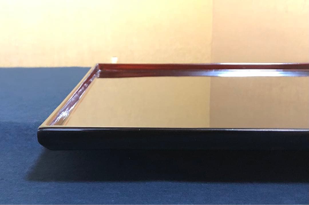 《R》輪島塗 溜塗 卓上膳5客 林漆器店 共箱　251225か3