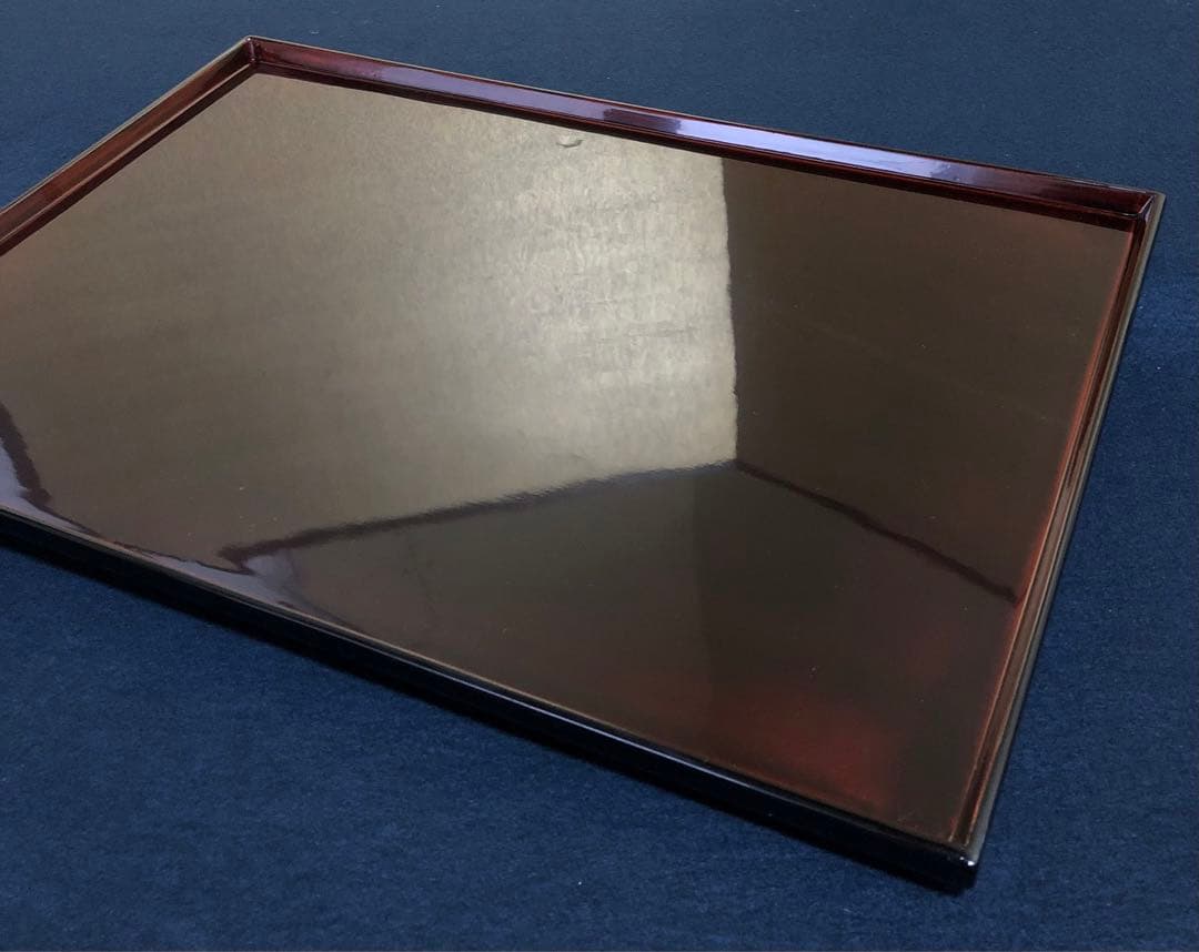 《R》輪島塗 溜塗 卓上膳5客 林漆器店 共箱　251225か3