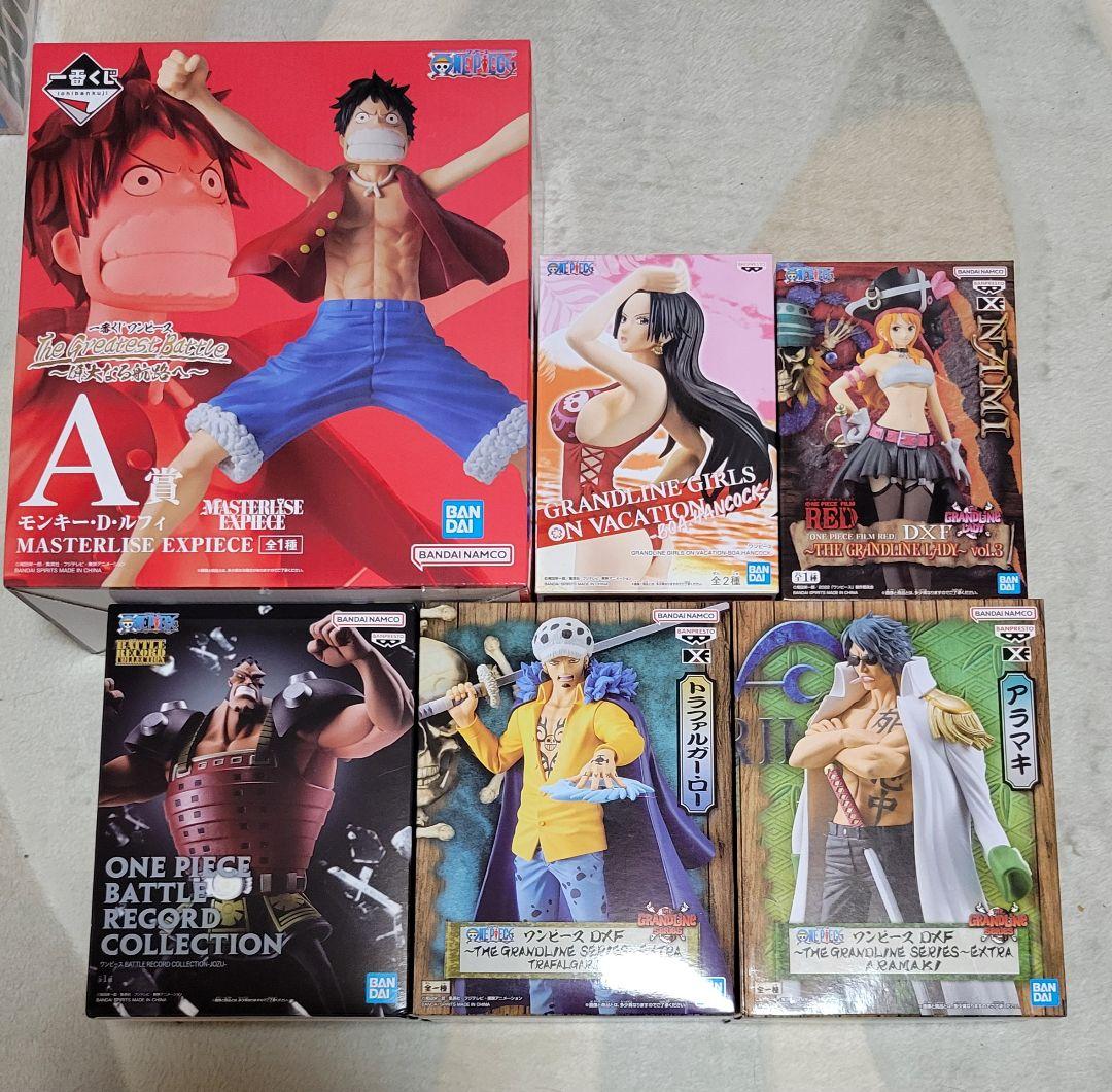 ワンピース　フィギュア　セット　一番くじ　バトルメモリーズ　B賞　ルフィ　等
