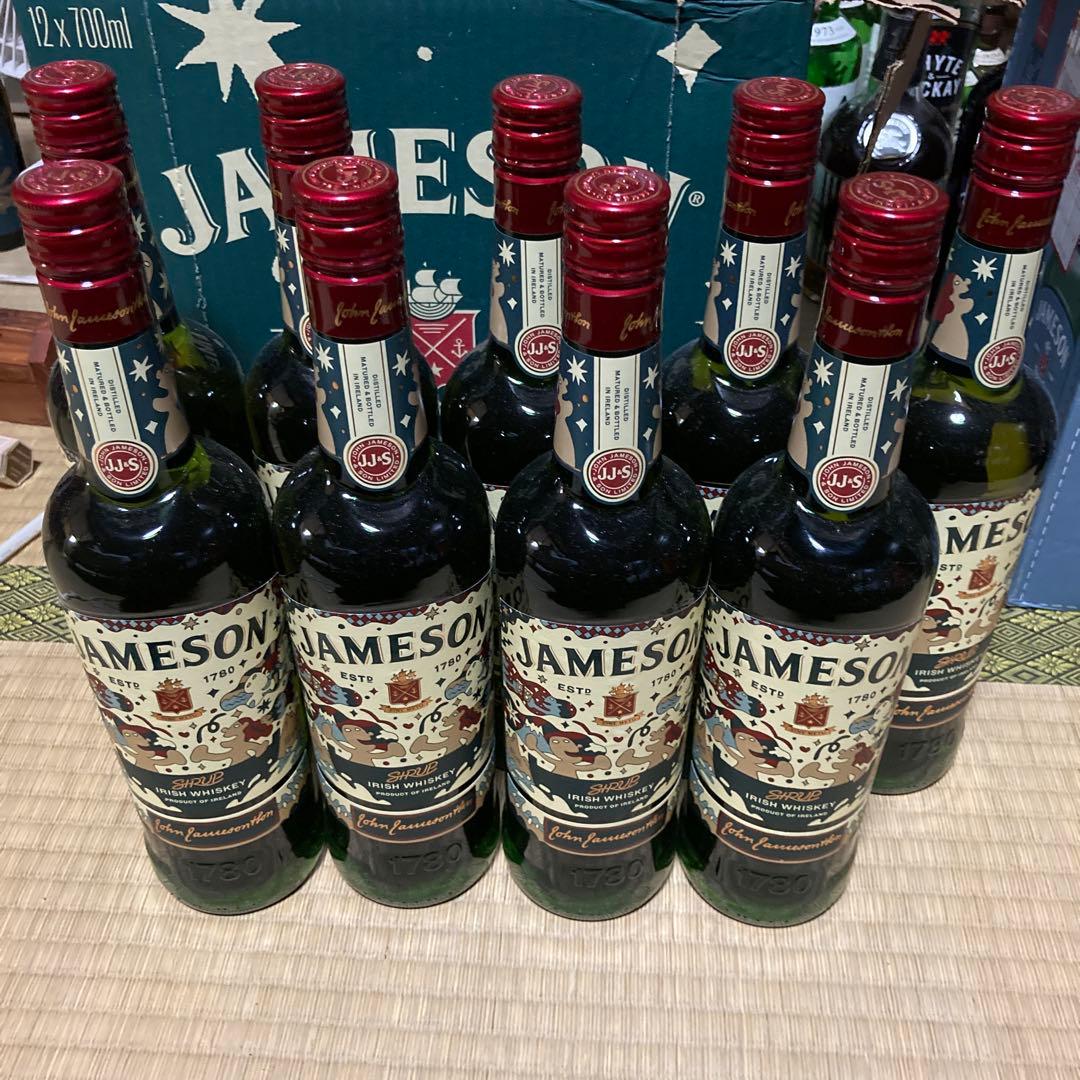 JAMESON 700ml 9本セット　シラップコラボ限定ラベル　旧ラベル