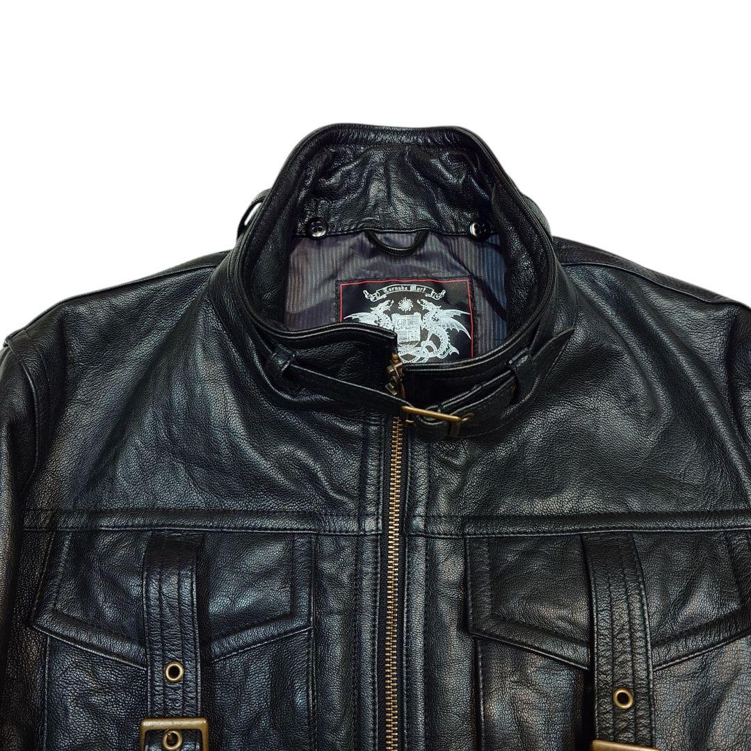 TORNADO MART トルネードマート 山羊革 シングル レザージャケット