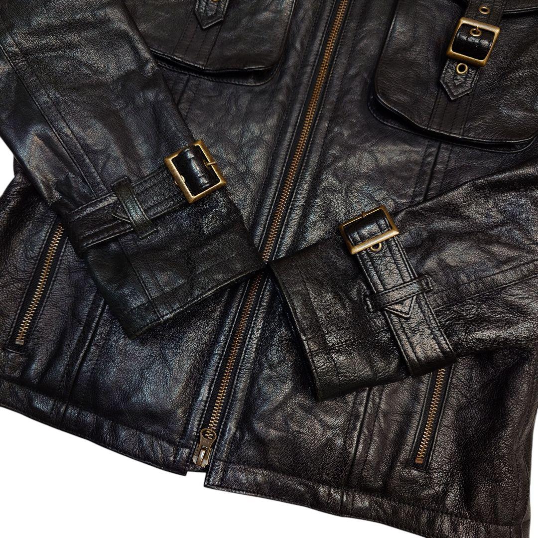 TORNADO MART トルネードマート 山羊革 シングル レザージャケット