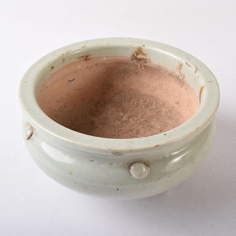 中国　青白磁　三つ足香炉　C　R8775