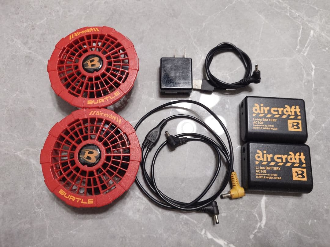 イ*ラ様 BURTLE バートル　バッテリーとファン