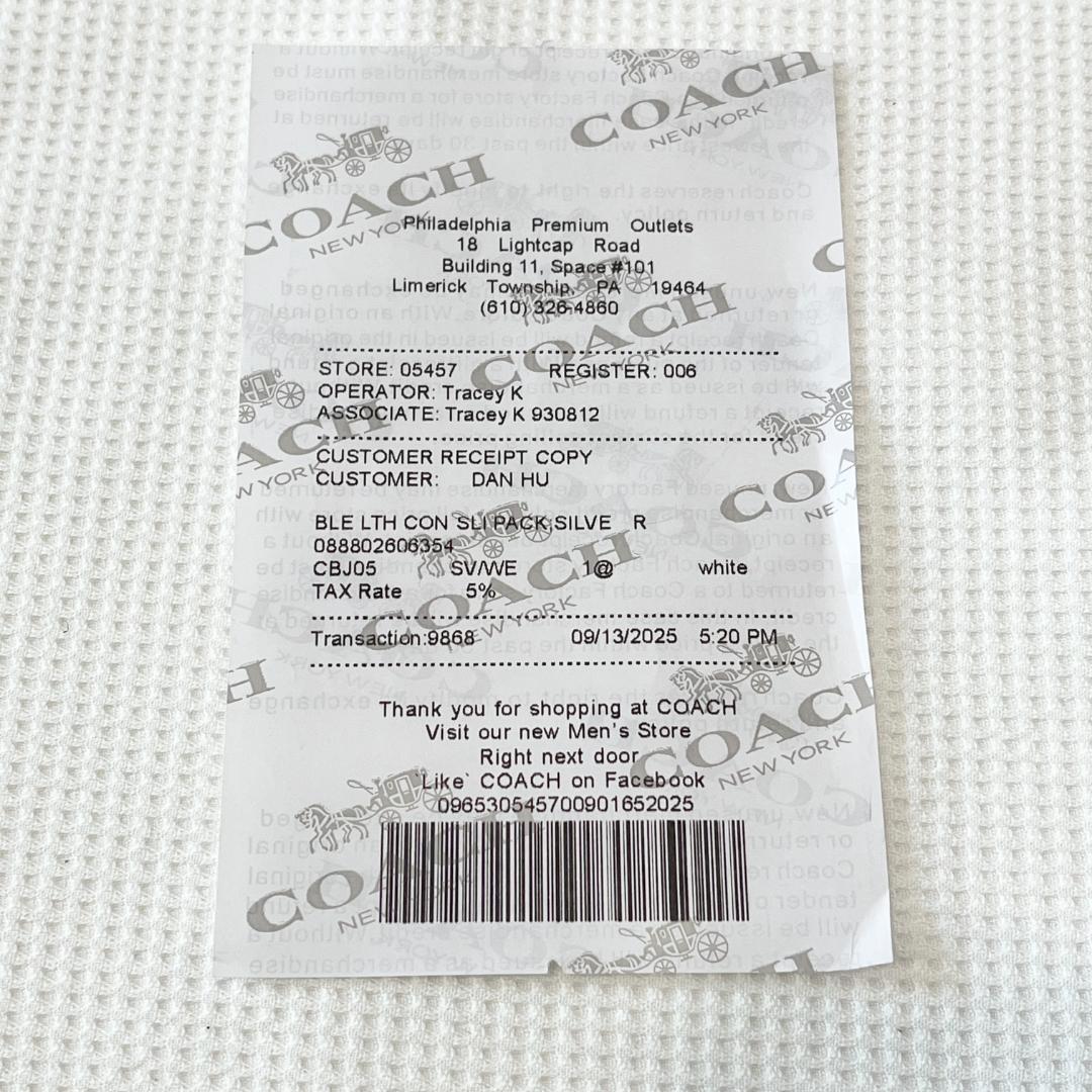 未使用 COACH コーチ アッシャー ショルダー バッグ ホワイトベージュ