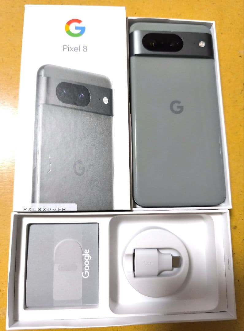 【少々キズあるが全体的には綺麗】Google Pixel 8 グレー 本体
