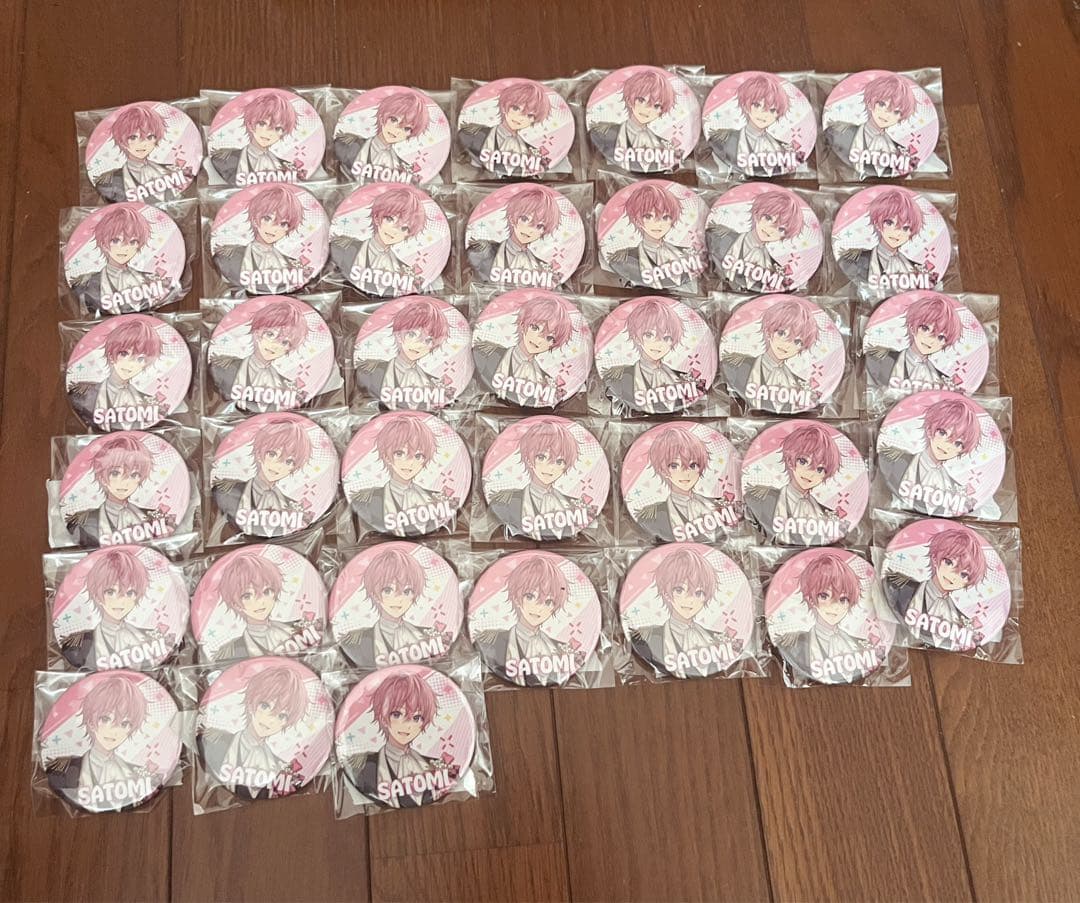 さとみくん 缶バッジ 38個セット