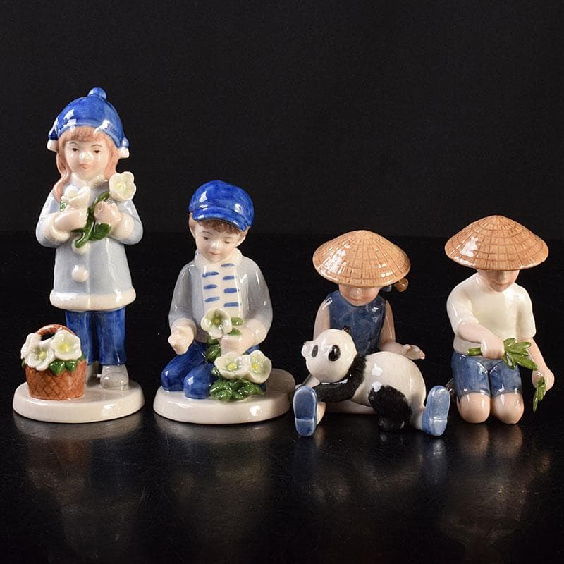 ロイヤルコペンハーゲン　サンタ　雪だるま　女の子など　9点　箱付　G　7171C