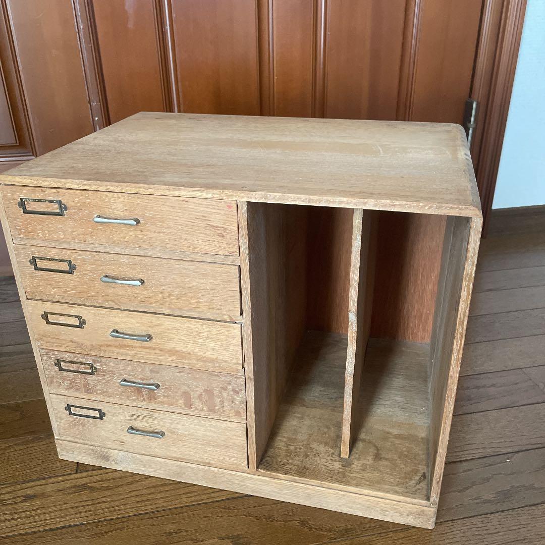 蟻組仕様 昭和大正 レトロ レコード収納? 引き出し 当時モノ