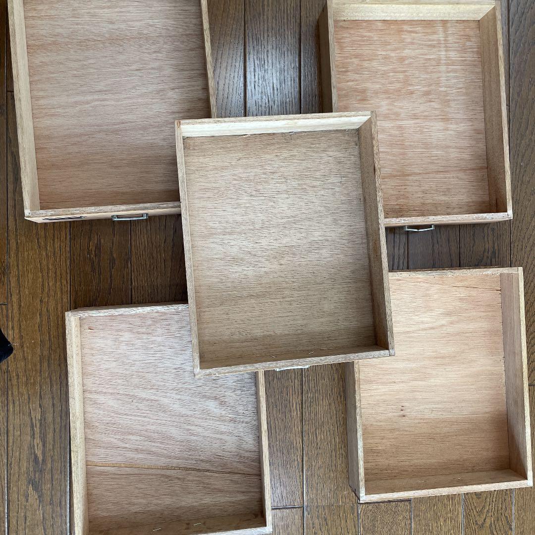 蟻組仕様 昭和大正 レトロ レコード収納? 引き出し 当時モノ