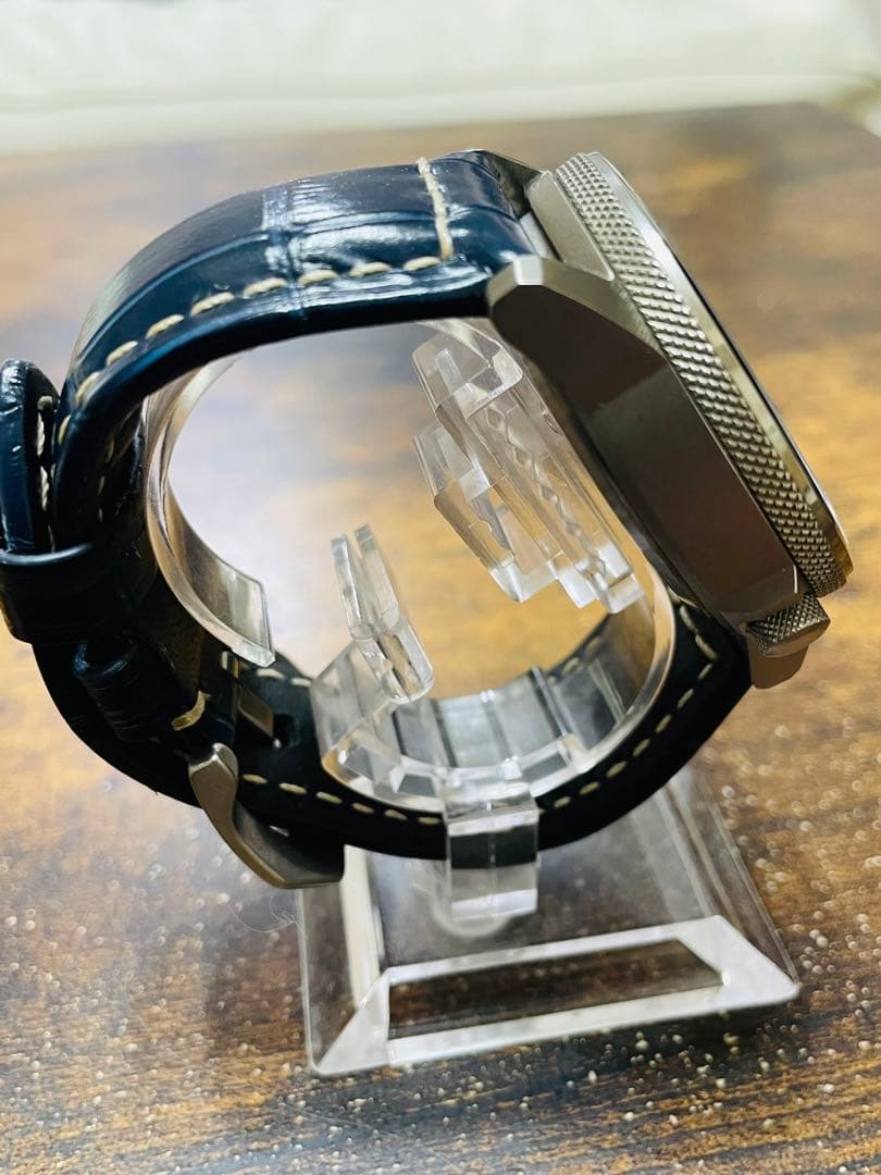 G*n様 美品　シチズンプロマスタースカイ　電波ソーラー　軽量チタン　新品本革ベ