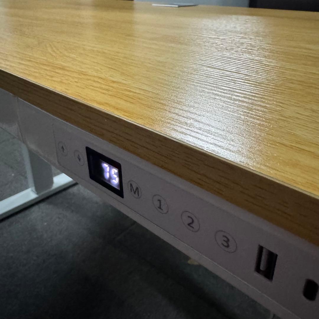 a*e様 LSTLIFE 電動昇降デスク コンセント 引き出し付き 120×60