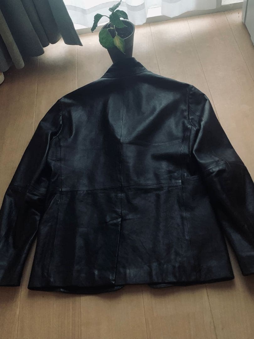 希少サイズ！5351プールオム人気完売！定価8万ON/OFF自在レザージャケット