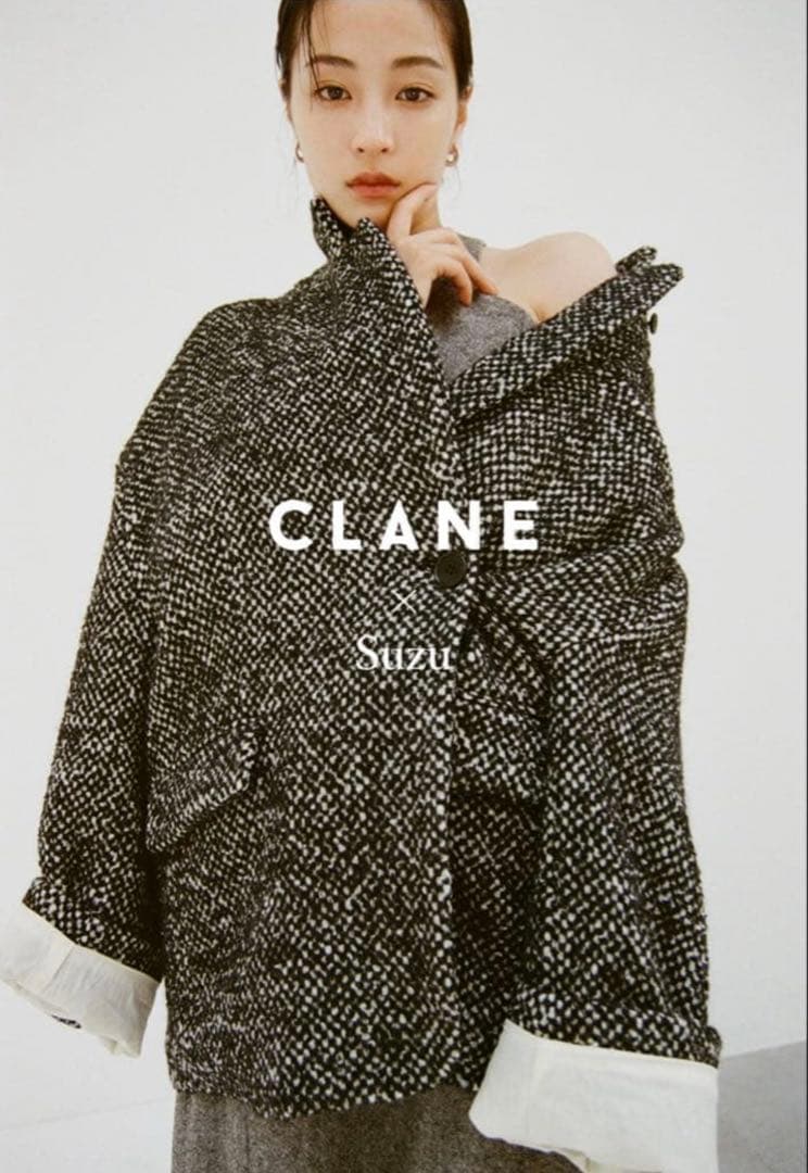 SuzuHirose×CLANE MIX COLOR OVER COAT