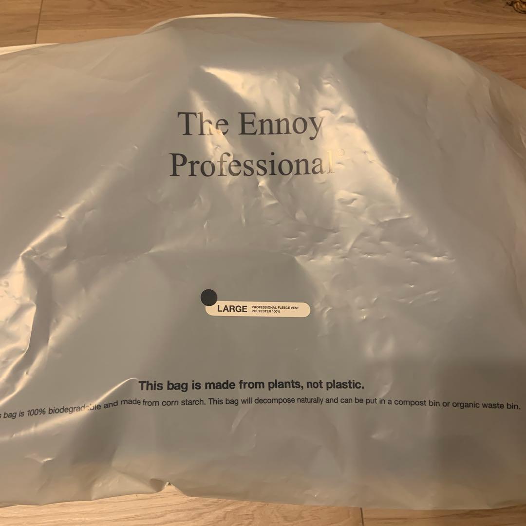 ennoy PROFESSIONAL FLEECE VEST （BLACK） Ｌ