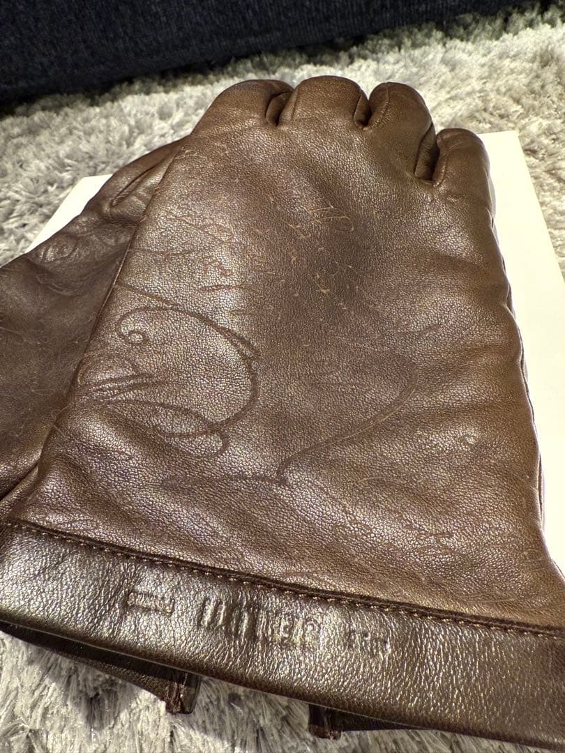 【美品】●BERLUTI ベルルッティ手袋　正規品 メンズ