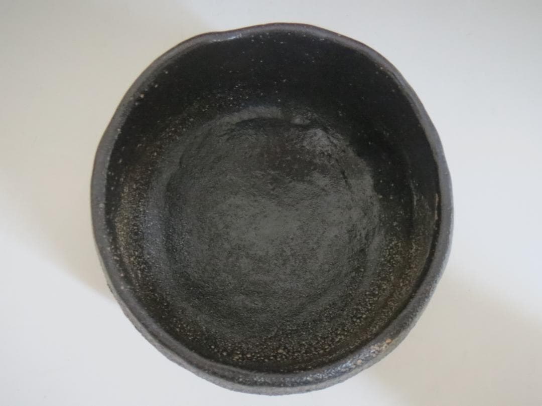 佐々木昭楽　光悦写　黒茶碗　茶道具　茶碗