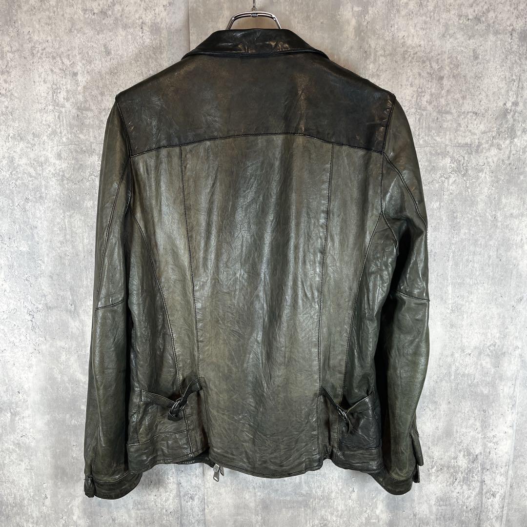 GIORGIO BRATO ジョルジオブラット ラムレザージャケット44シングル
