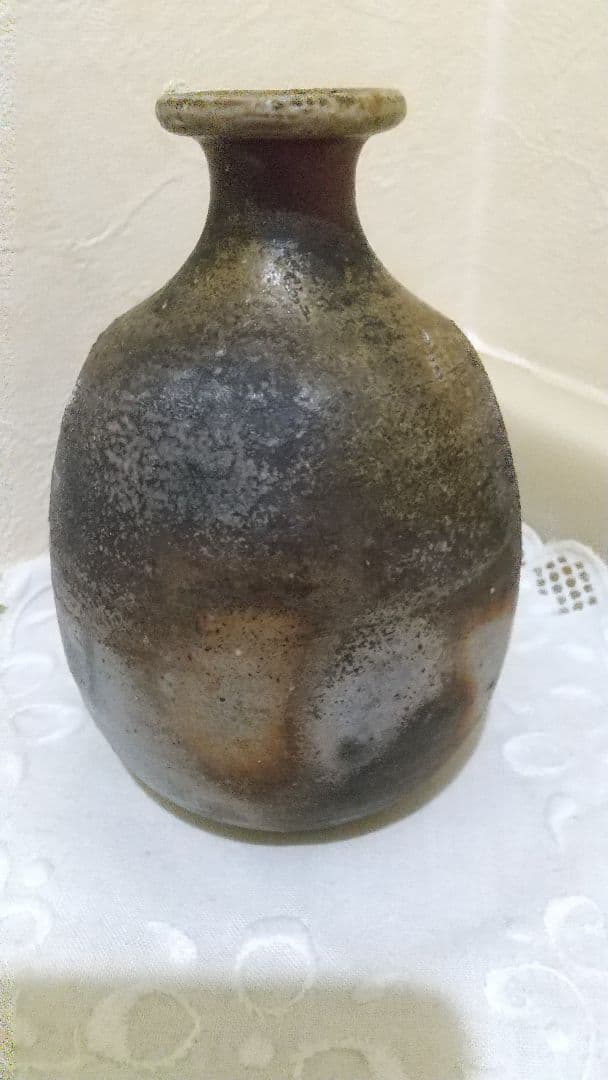 備前焼(楽山窯) 徳利 花瓶