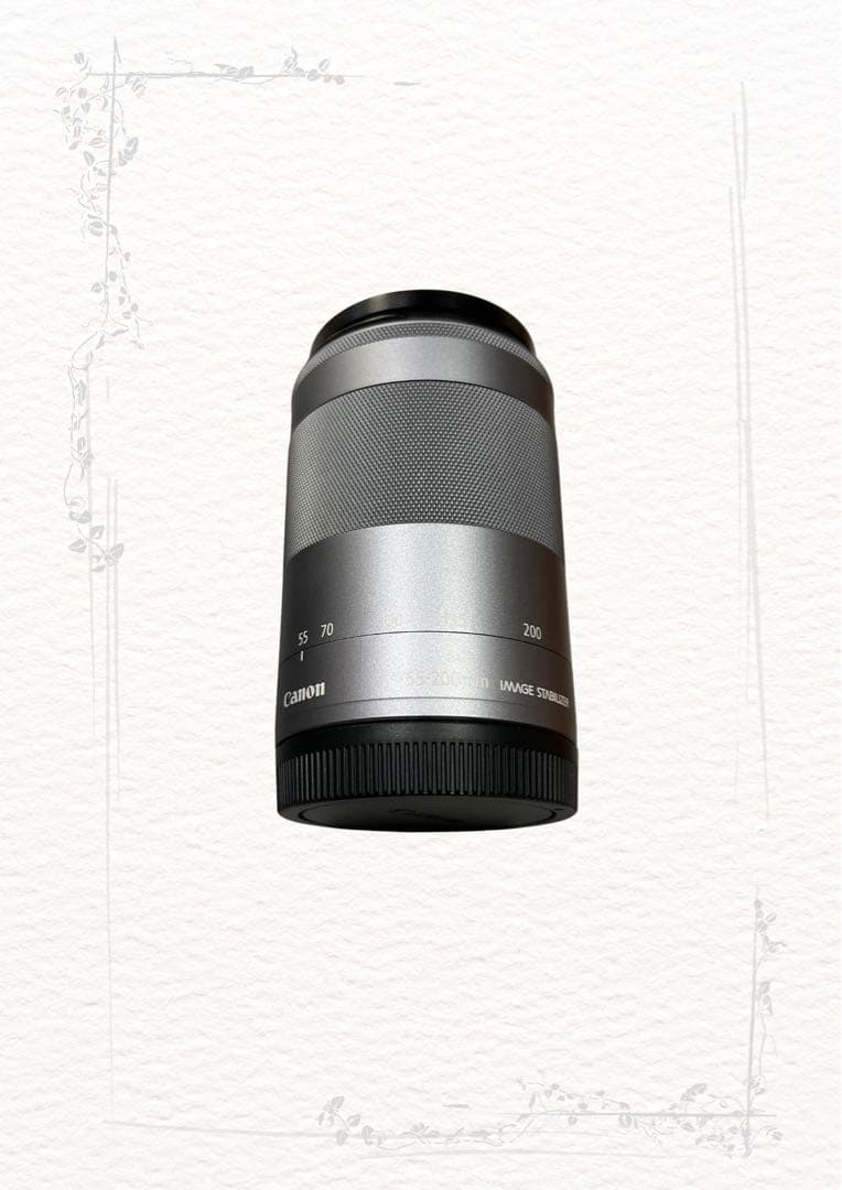 美品Canon EF-M 55-200mm レンズ