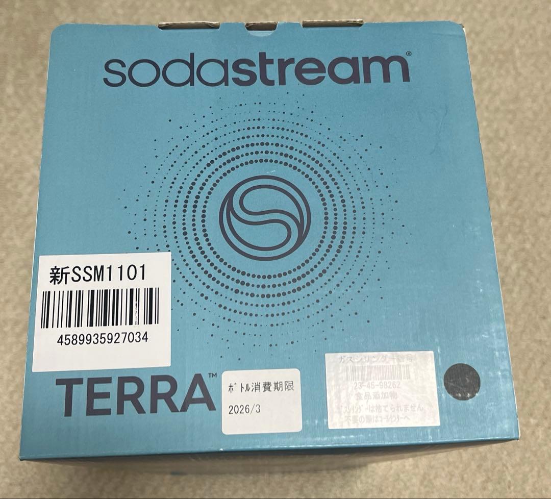 《新品未使用》sodastream TERRA 炭酸水メーカー ブラック