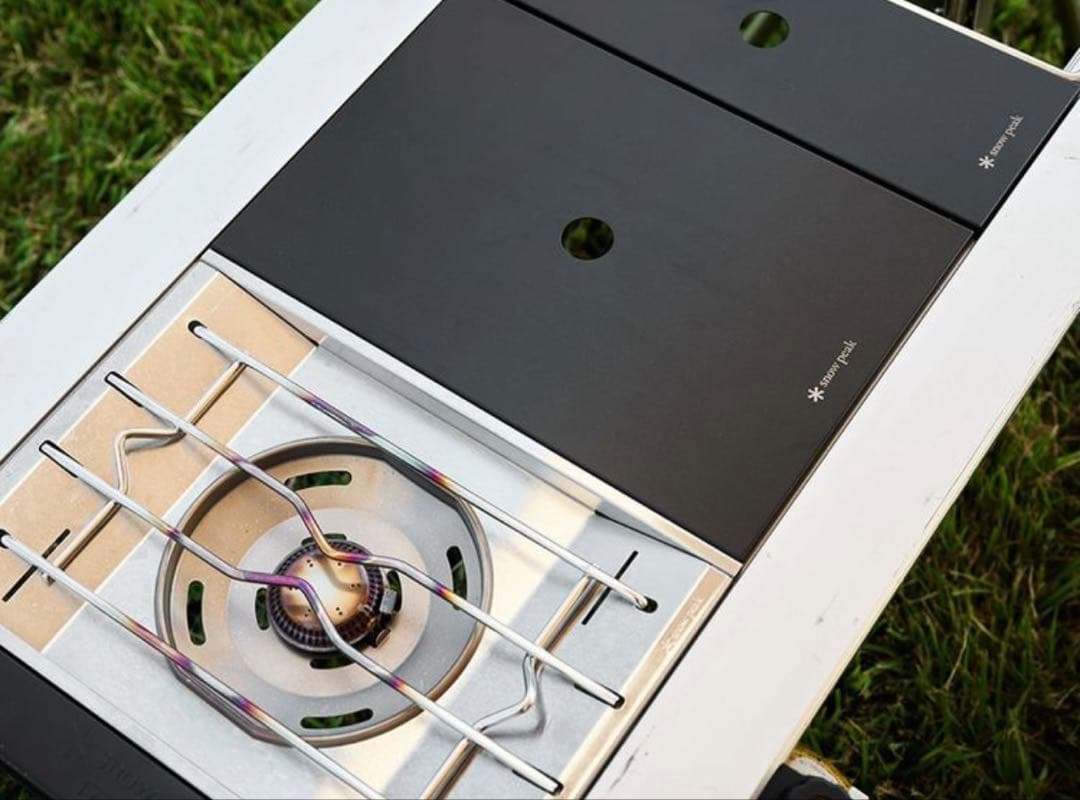 新品　IGT スノーピーク　雪峰祭　ステンレストレー1ユニット　ブラック