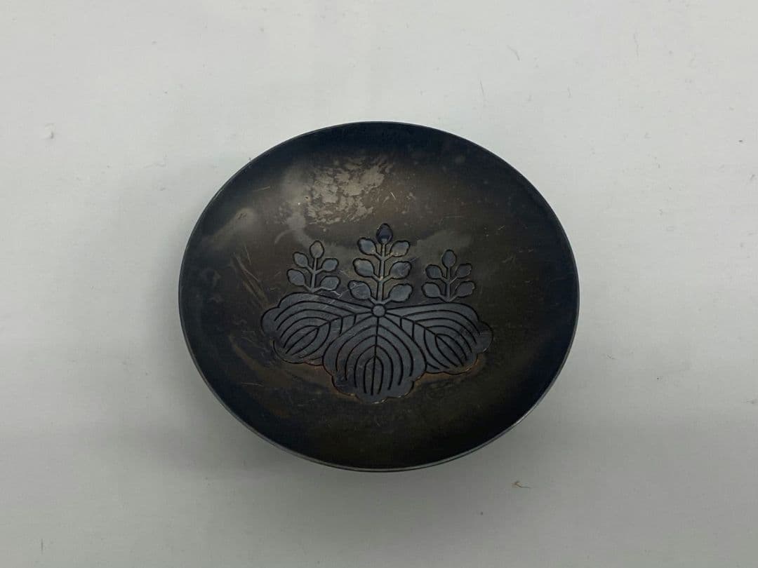 銀杯 47g 造幣局製 SILVER 刻印 シルバー 五三桐紋 消防庁長官賞 箱