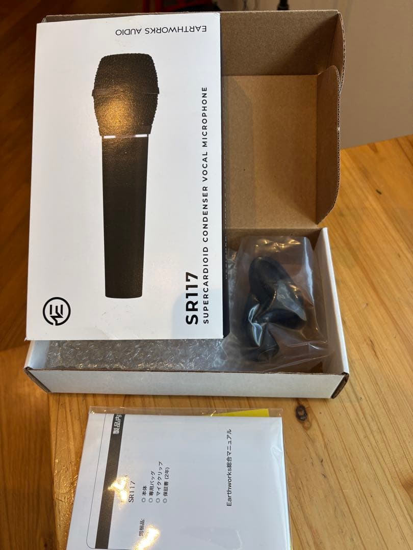 EARTHWORKS SR117 コンデンサーマイク 箱、ケース付き