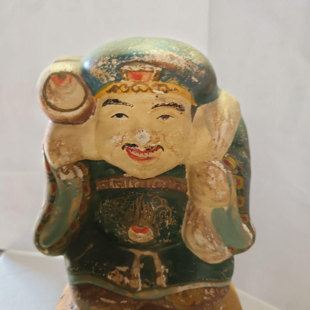 大黒天、恵比寿様　人形2点