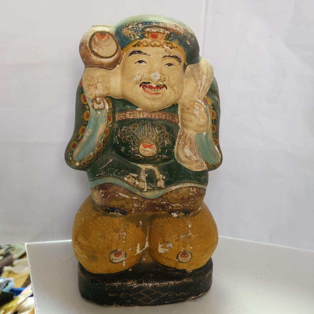 大黒天、恵比寿様　人形2点