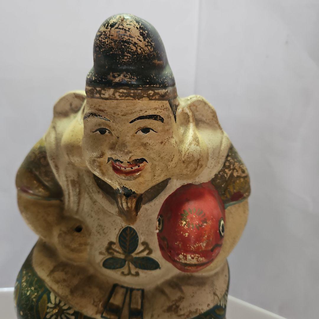 大黒天、恵比寿様　人形2点