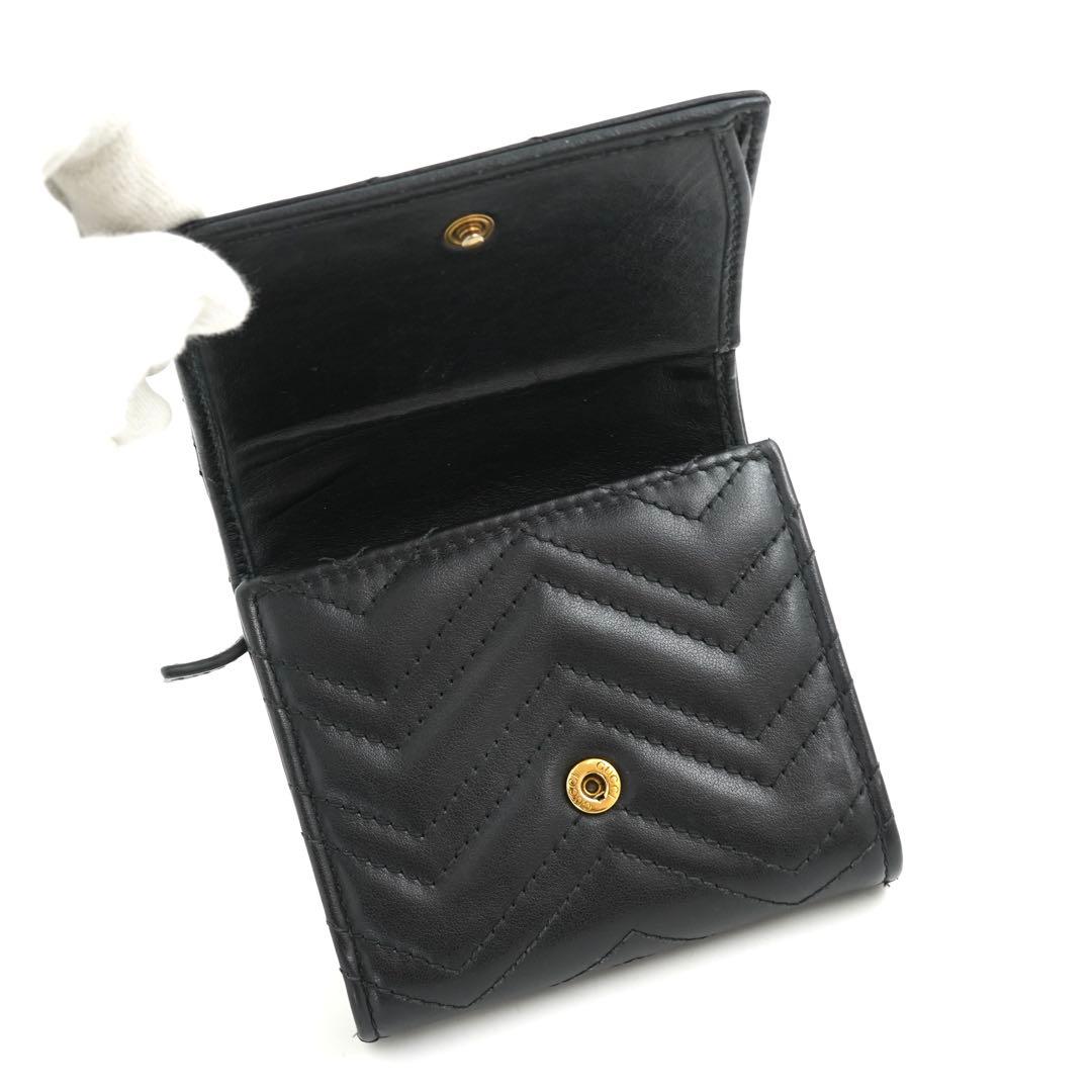 ✨新品未使用✨　GUCCI ミニ財布　GGライン　GG柄　GGマーモント