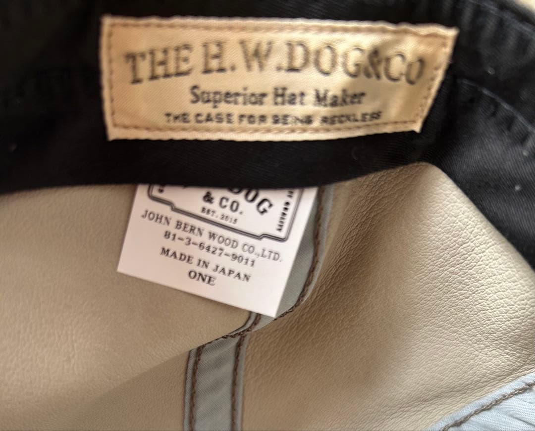 hwdog スウェードキャップ