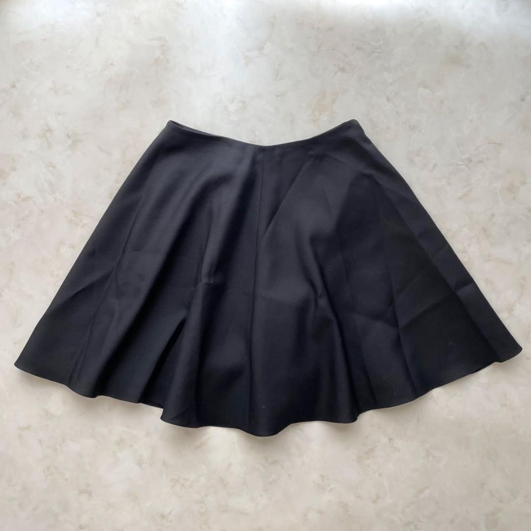 極美品 Christian Dior ウール シルク　フレアスカート　38 M