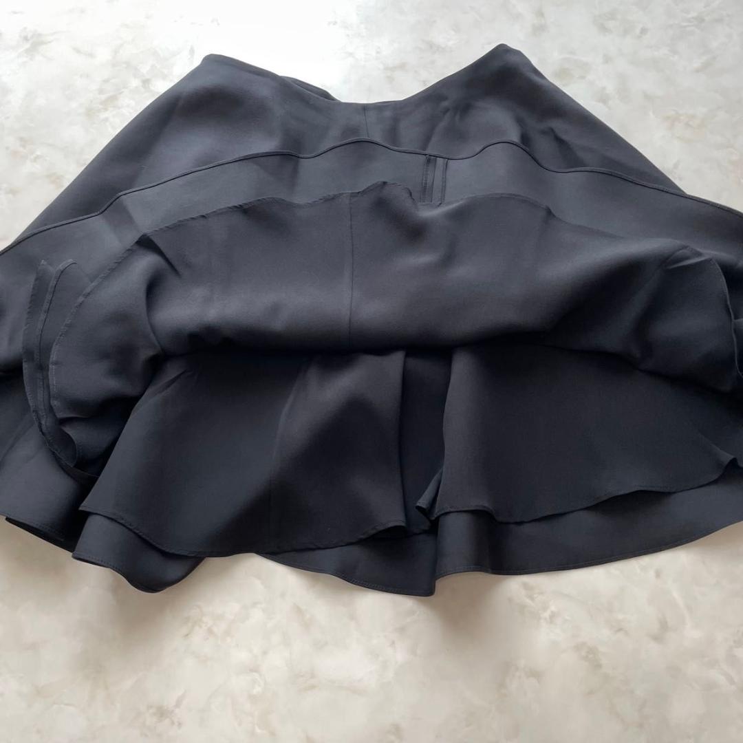 極美品 Christian Dior ウール シルク　フレアスカート　38 M