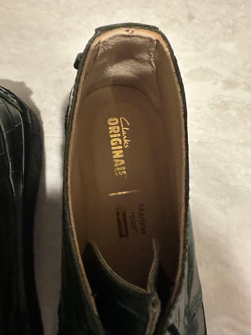 靴 Supreme Martine Rose Clarks green 26.5cm