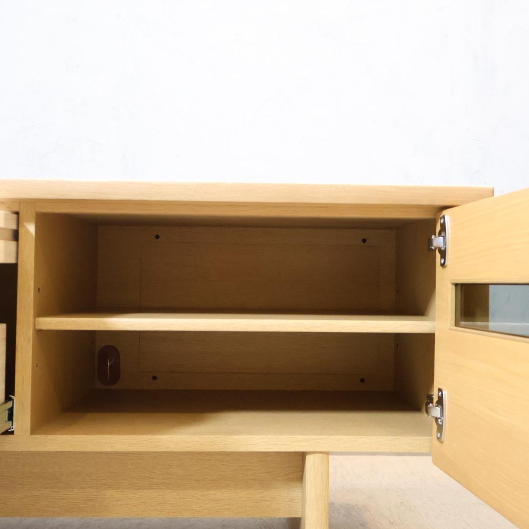 HAMAMOTO 浜本工芸 ナラ材 TVボード テレビボード ローボード 収納