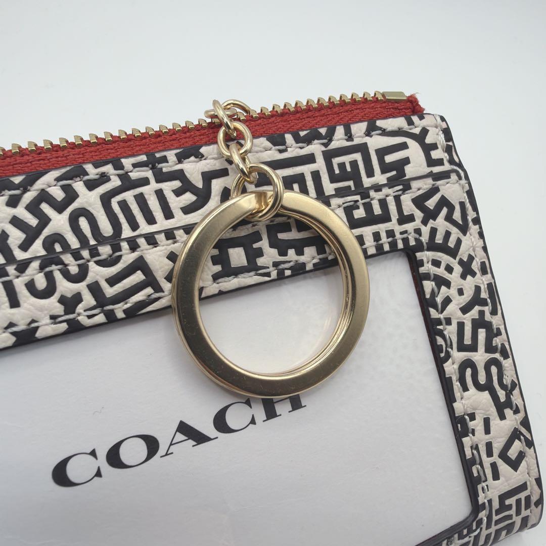 新品✨ コーチ ミッキーマウス キースヘリングコラボ 定期ケース パスケース