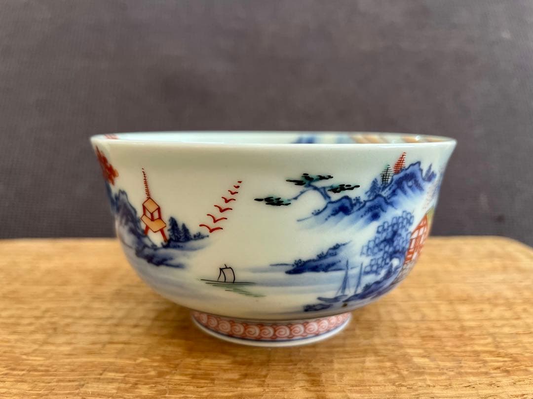 今泉今右衛門　今右衛門　椀　抹茶椀　富士山