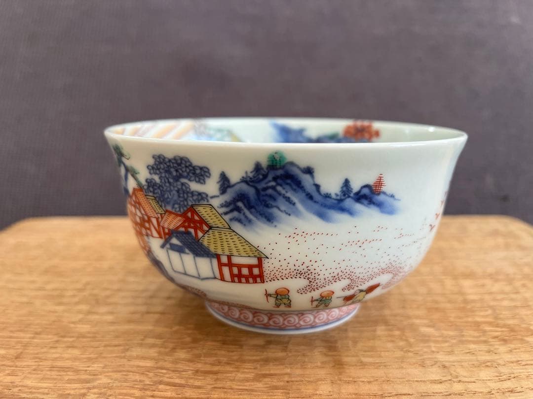 今泉今右衛門　今右衛門　椀　抹茶椀　富士山