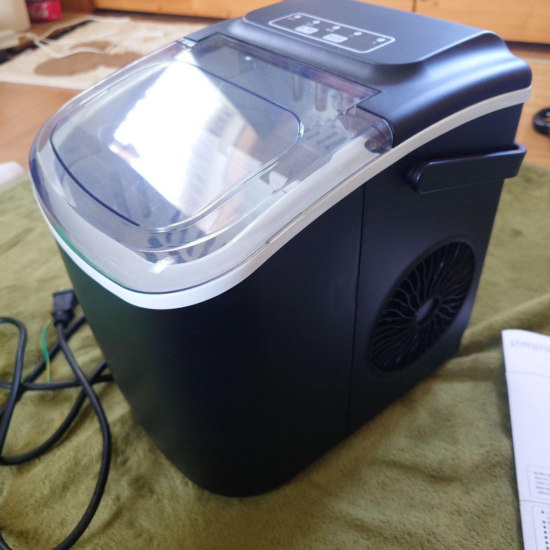 simplus 製氷機 コンパクトタイプ 最短6分 家庭用SP-CED03-BK