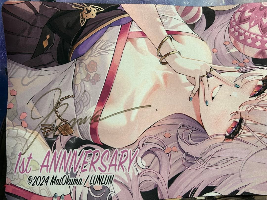 MTG プレイマット　大熊まい　先生　直筆サイン入り