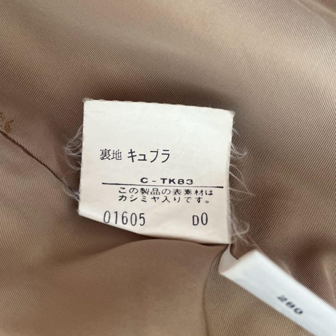 美品　バーバリー　カシミヤコート　ダブル　チェスターコート　キャメル