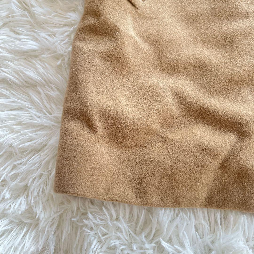 美品　バーバリー　カシミヤコート　ダブル　チェスターコート　キャメル