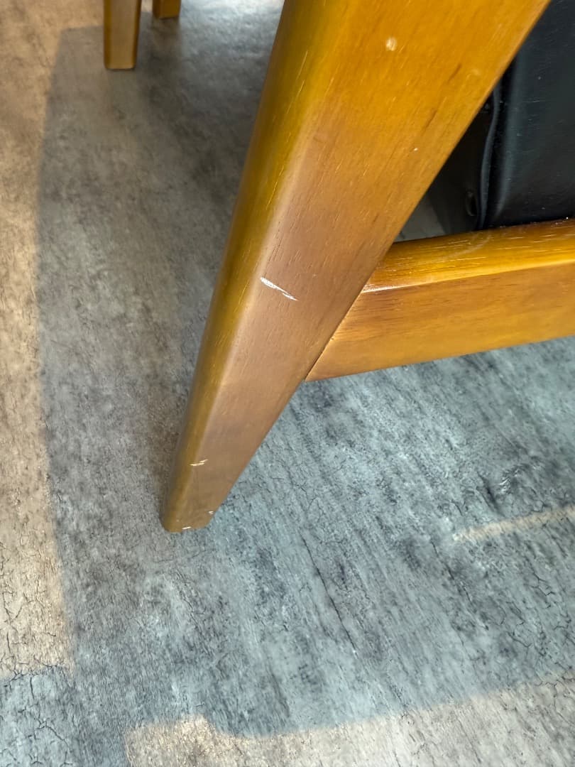 カリモク60 Kチェア 1シーター (ブラック)・2脚セット