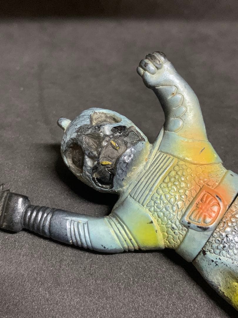 レア　仮面ライダーV3 ノコギリトカゲ　ソフビ　ポピー　当時物　ビンテージ