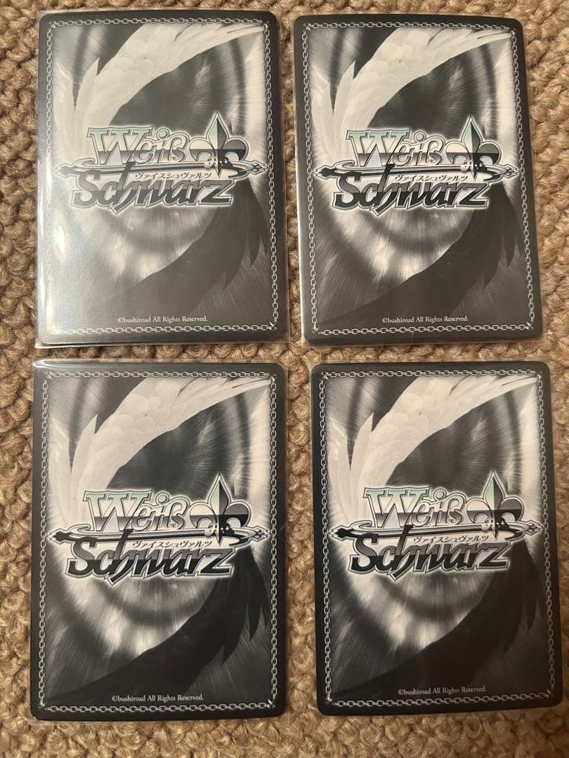 ヴァイスシュヴァルツ デート・ア・ライブ 不敵な笑み RRR 4枚セット